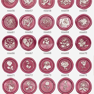Rose Wachssiegel Stempel, Blumen Hochzeitssiegel, schönes Geschenk Siegelwachs, Wachssiegel, Wachsstempel, Cutsom, Einladung Wachssiegel Stempel Kit