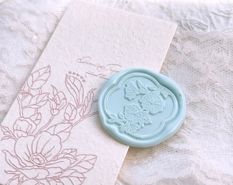 Petal Wax Seal Stamp, Pretty flower Wax Seal Stamp, Wedding Seal, journal Wax Seals, Wax Stamp Cutsom, Wax Seal Stamp Kit