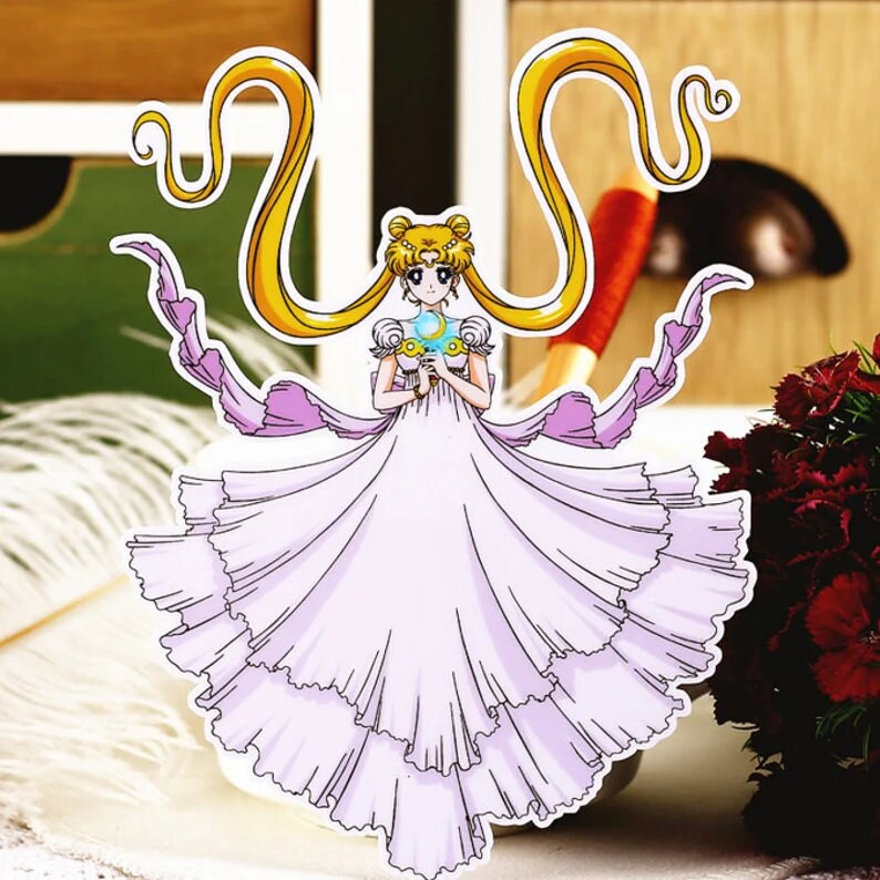 Japanese Girl Sticker Cartoon Girls Sticker Set 10pcs Etsy