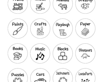 Wooden Storage Tags Nursery Decor Storage Labels with Playroom Toy Signs for kids,Children's Day gift