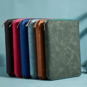 A5 Zipper Binder, 6 ring binder, PU binder, A5 Planner Binder, planner cover, back to school supplies, organizer