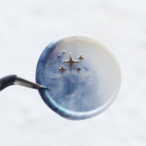 sterren lakzegelstempel, StarburstWax zegelstempel, hemel bruiloft zegel, dagboek lakzegels, lakstempel cutsom, lakzegelstempel kit, lakzegel zegel