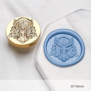 Elch Wachssiegel Stempel, Hirsch Hochzeitsstempel, Party Siegelwachs, Umschlag Wachssiegel, Wachsstempel Cutsom, Einladung Wachssiegel Stempel Kit