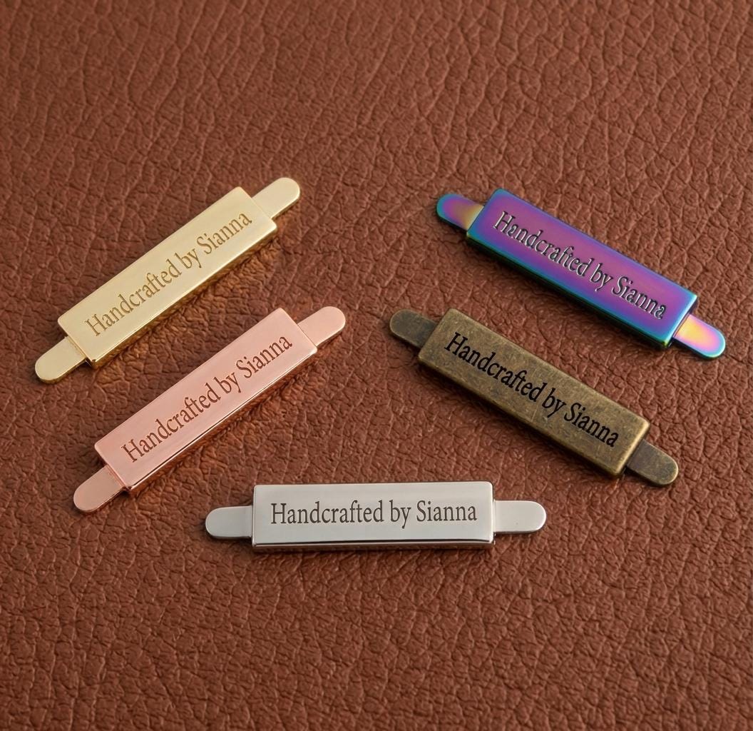 Personalized Bag Tags With Stand, 36x12mm Multiple Colors Rectangular ...