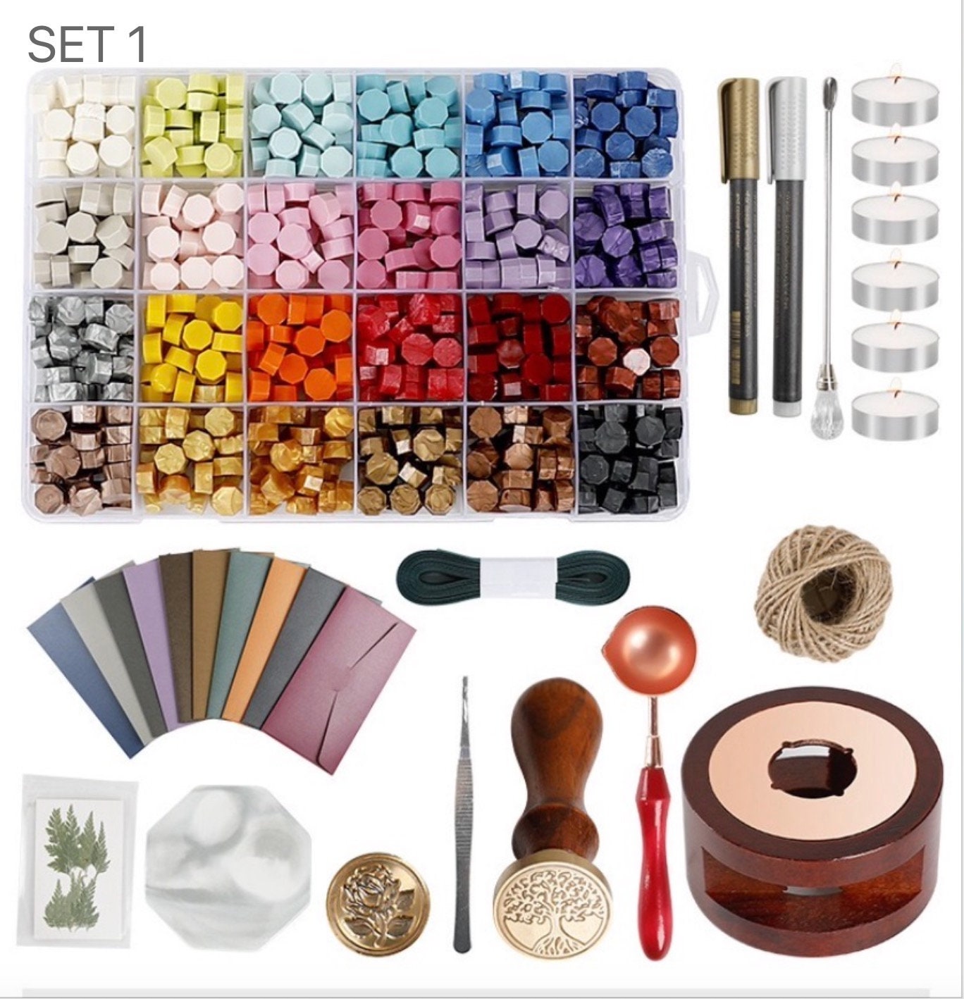 Custom Initials Wax Stamp Name Wax Seal Kit Wax Sealing Etsy