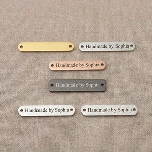 Etichette di prodotto, etichette fatte a mano etichette personalizzate