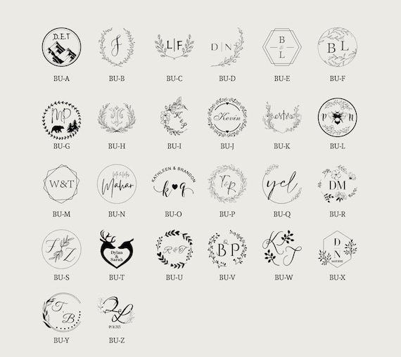 Custom wax seal designs