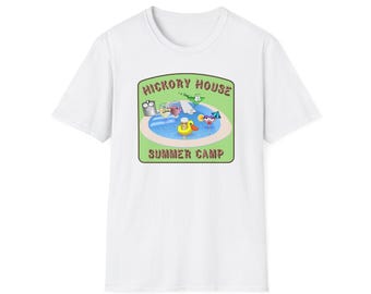 T-shirt Hickory House Summer Camp - T-shirt unisex in tessuto morbido