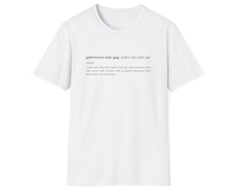 Platinum Star Gay - Maglietta unisex Softstyle