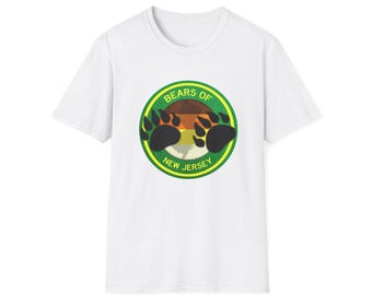 Maglietta Bears of New Jersey - Maglietta unisex in stile morbido