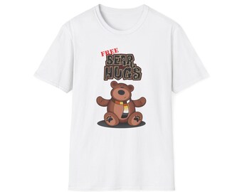 Maglietta Bear Hugs gratuita: maglietta unisex in cotone morbido