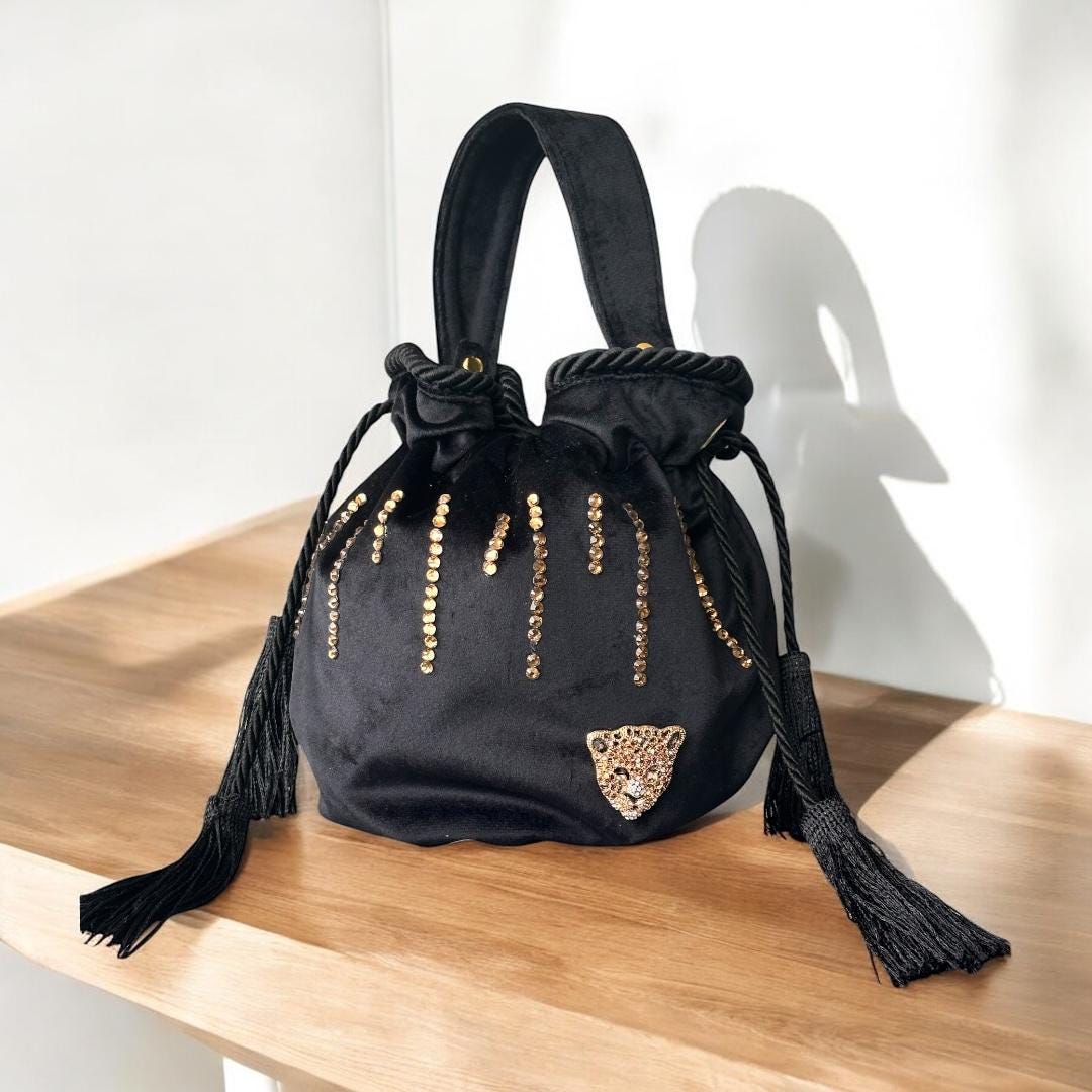 Velvet Bucket Bag - Etsy