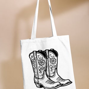 Cowboy boots SVG, Western Boots outlines. Rodeo boots. Ranch, Cowgirl boots. Svg files for cricut and silhouette. Paper cut template PNG (3) image 3