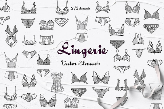 Lingerie Bra Svg/ Lingerie Svg/ Fashion Svg/ Underwear Svg/ Woman Clothing  Svg/ Bra Silhouette/ Cut Files/ Sexy Svg/ Vector Svg -  Ireland
