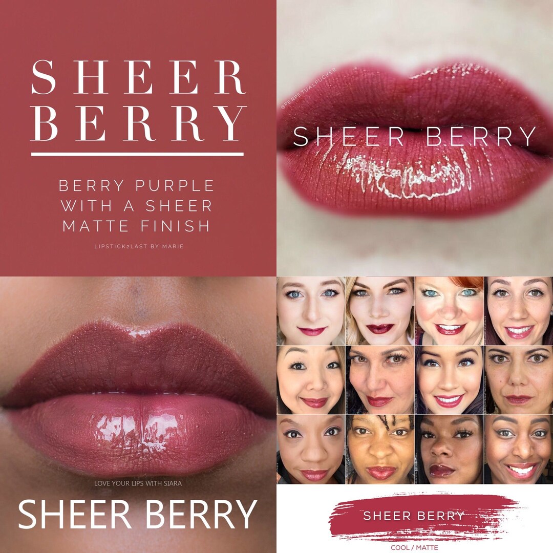 Lipsense Sheer Berry Etsy