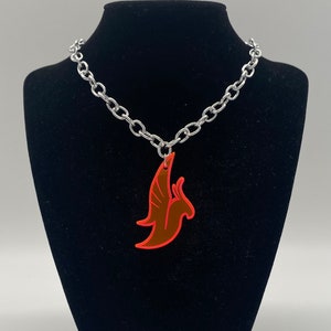 Collar Illenium (joyería Illenium, ropa rave, festivales de música, Phoenix, regalos EDM)