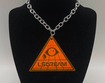 LSDream Necklace (wakaan merch, rave jewelry, music festival, dubstep, wubs, edm gifts)