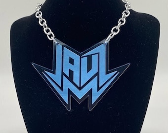 Jauz Necklace (rave jewelry, jauz merch, music festival, bass house, edm gifts)