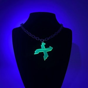 Exzisions Halskette (exzisions schmuck, rave wear, Musikfestival, verlorene Länder, edm Geschenke)