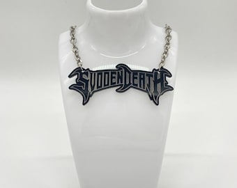 Svdden Death Voyd Necklace (rave jewelry, music festival, svdden death merch, VOYD, sudden death, edm gifts)