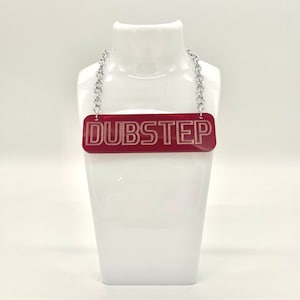Dubstep Headbanger Necklace (rave jewelry, music festival, edm merch, edm gifts)