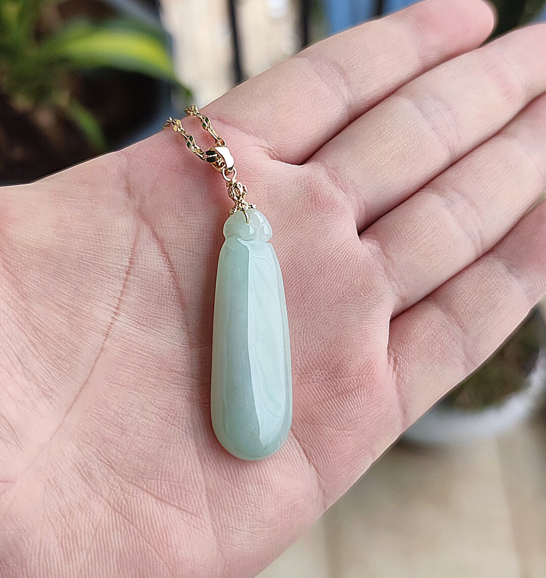 Rare Pierre De Jade Vert Myanmar Naturel - 6.46 Carats - Non Traité - P475.129t