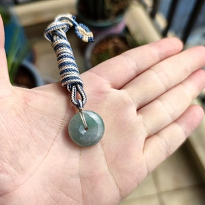 Jade Pendant Necklace Authentic Burmese Donut Jadeite Green Jade Pendant Necklace Grade A