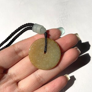 Jade Pendant Necklace Authentic Burmese Donut Jadeite Jade Pendant Necklace Grade A