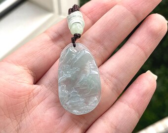 ビルマ　翡翠　ペンダント？　骨董 本物の翡翠ペンダントネックレス天然ビルマ産グレードA - Etsy 日本