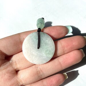 Jade Pendant Necklace Authentic Burmese Donut Jadeite Jade Pendant Necklace Grade A