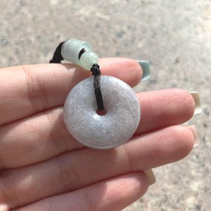 Jade Pendant Necklace Authentic Burmese Donut Jadeite Jade Pendant Necklace Grade A
