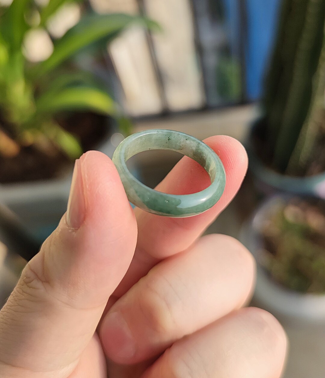 11.5US Real Jade Ring Natural Jadeite Grade A - Etsy