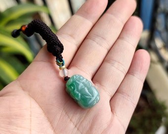本物のビルマ産翡翠ペンダントネックレス グレードA - Etsy 日本