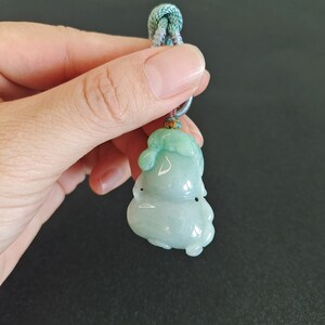 Certified Burmese Jadeite Jade Pendant Necklace Green Jade Pendant Grade A