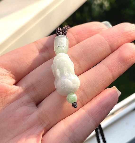 本物の翡翠 ビルマ産翡翠ペンダントネックレス グレードA - Etsy 日本