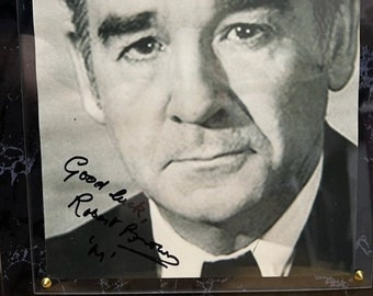 JB12 - James Bond Boss M Robert Brown Autographed Photo from Octopussy with COA