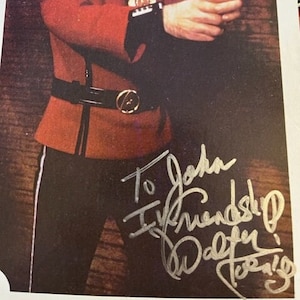 Star Trek Actor Walter Koenig - Chekov Autographed Photo from Star Trek TOS and movies with COA