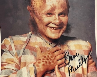 Star Trek Actor Ethan Phillips as Neelix Autographed Photo with COA