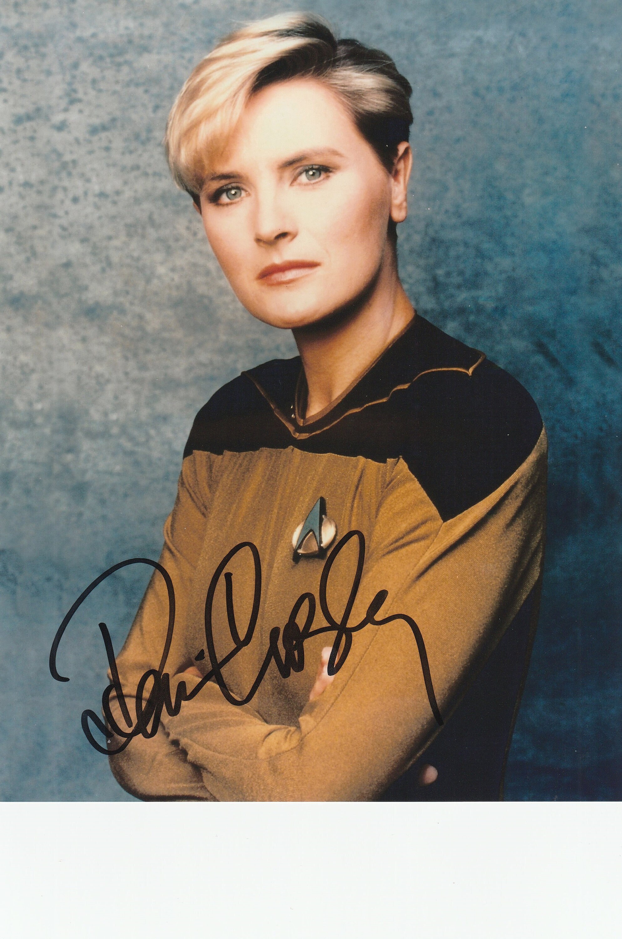 Star Trek Actress Denise Crosby Tasha Yar Autographed Photo With COA. Etsy