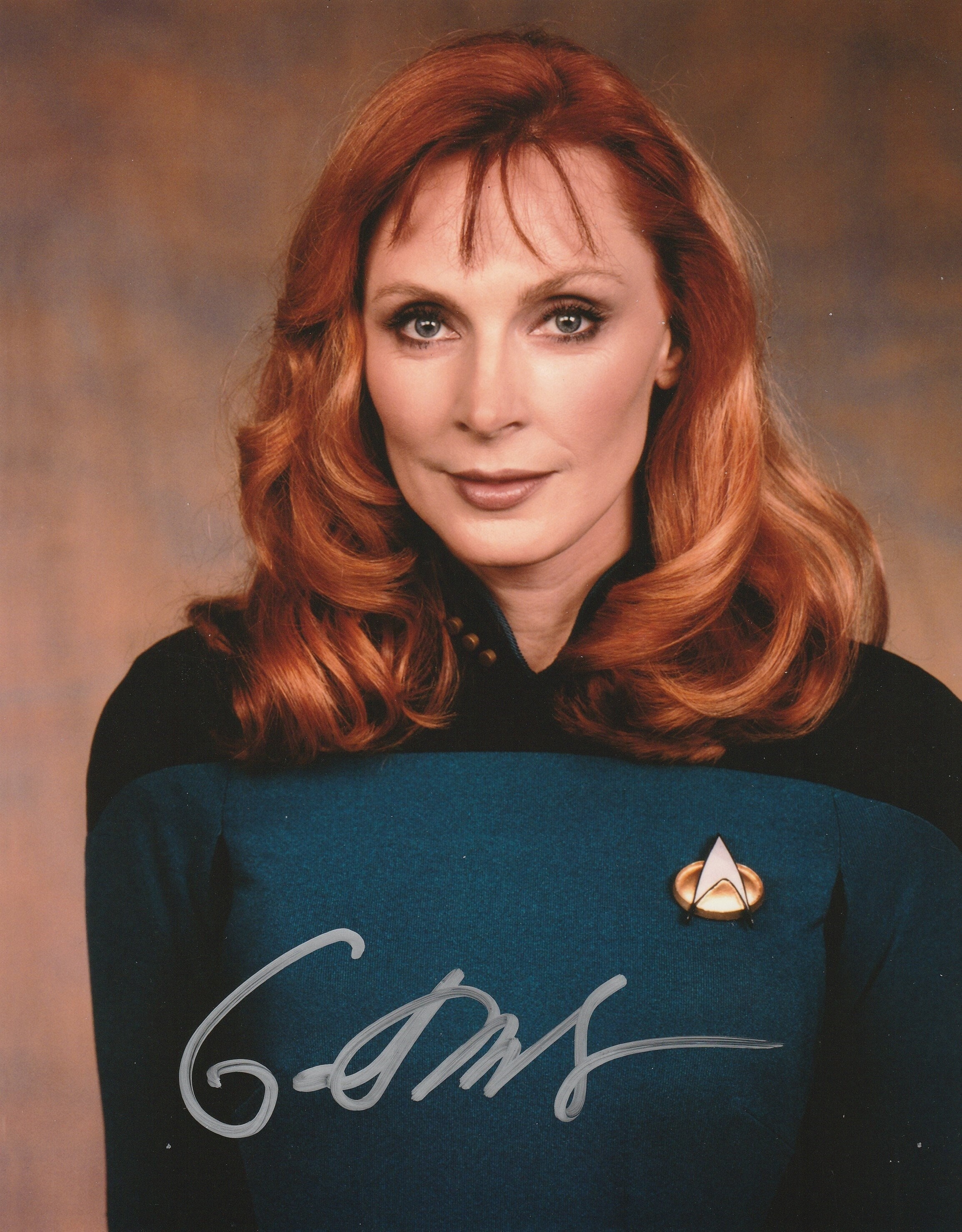 Star Trek Actress Gates Mcfadden Dr. Beverly Crusher Autographed Photo