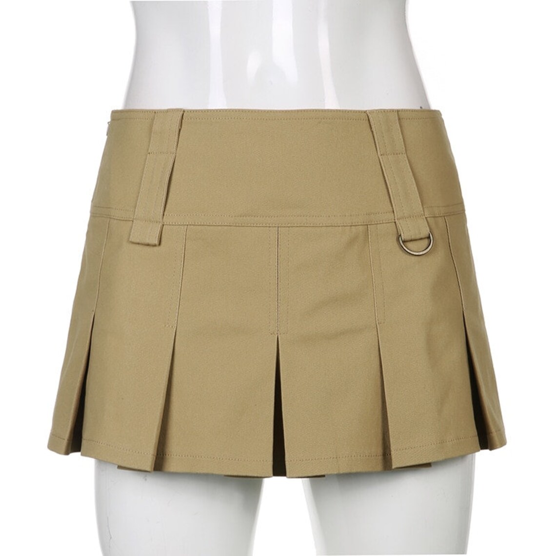pleated cargo skirt