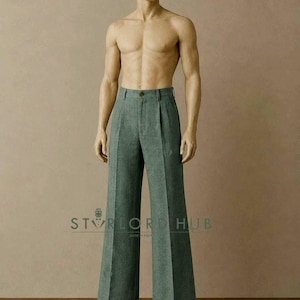 Vintage 70s Linen Trousers - Etsy