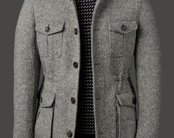 Vintage 1980s Filson Mackinaw Wool Cruiser Jacket 100% Wool