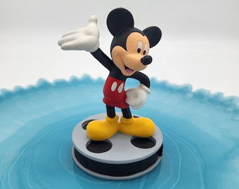Vintage Disney Applause Mickey Mouse Figurine on Film Reel