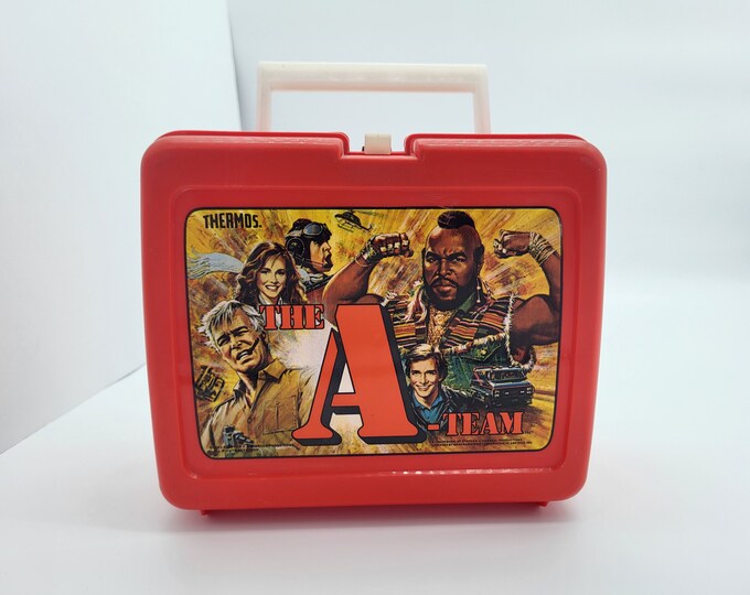 The Ateam Thermos Brand Lunchbox 1983 Etsy