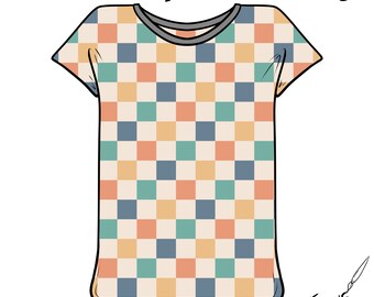 Shortsleeve Tshirt Mock Up, Digital Mockup Overlay PNG File Digital
