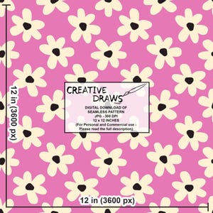 Ghost Bow Patchwork Seamless Pattern Pack, Halloween Repeat Digital Paper Set image 11