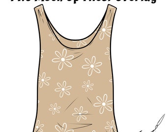 Tank Top MockUp, Digital Mockup Overlay PNG Datei Digital