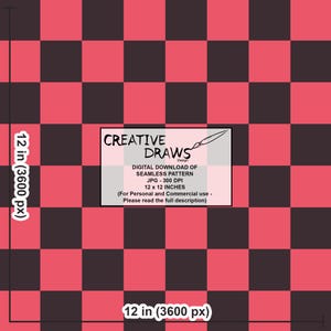 Retro Kirsche Patchwork Nahtlose Muster Pack, Groovy Wiederholung Digitales Papier Bild 12