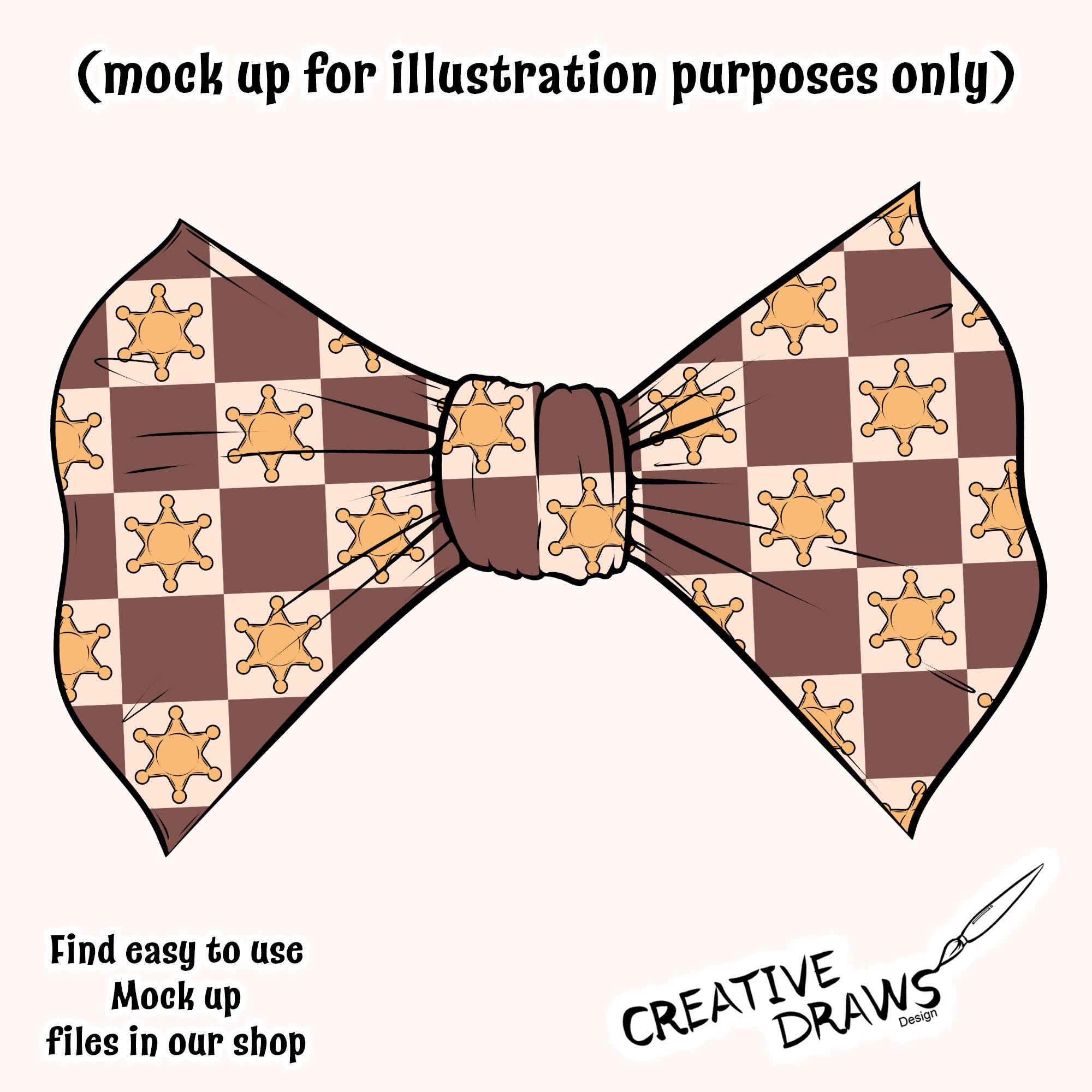 Sheriff Star Checker Seamless Pattern, Western Digital Repeat Pattern ...